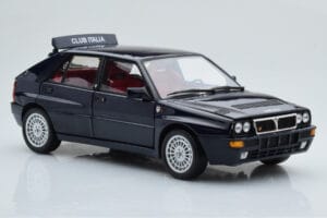 Lancia Delta HF Integrale Club Italia Blå Kyosho 1:18 08343SC Metal — billede 6 af 8