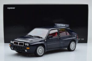 Lancia Delta HF Integrale Club Italia Blå Kyosho 1:18 08343SC Metal — billede 8 af 8