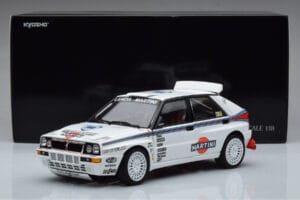 Lancia Delta HF Integrale Evoluzione Test Car Kyosho 1:18 08348G Metal — billede 9 af 9