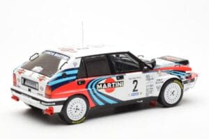 Lancia Delta Integrale 16V #2 M. Biasion / T. Siviero Rally Safari 1990 IXO 1:18 18RMC139A Metal — billede 2 af 6
