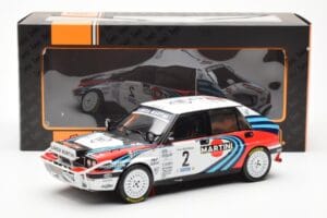 Lancia Delta Integrale 16V #2 M. Biasion / T. Siviero Rally Safari 1990 IXO 1:18 18RMC139A Metal — billede 6 af 6