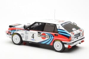 Lancia Delta Integrale 16V #4 A. Fiorio Rally Safari 1990 IXO 1:18 18RMC139B Metal — billede 5 af 6