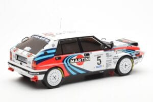 Lancia Delta Integrale 16V #5 J. Kankkunen / J. Piironen Rally Safari 1990 IXO 1:18 18RMC139C Metal — billede 2 af 6