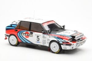 Lancia Delta Integrale 16V #5 J. Kankkunen / J. Piironen Rally Safari 1990 IXO 1:18 18RMC139C Metal — billede 4 af 6