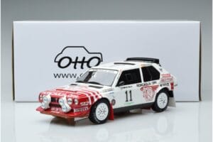 Lancia Delta S4 Group B #3 M. Alen / I. Kivimäki Olympus Rally 1986 Otto 1:18 OT976 Metal — billede 6 af 6