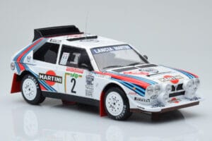 Lancia Delta S4 #2 M. Alen / I. Kivimaki Rally San Remo 1986 IXO 1:18 18RMC130A Metal — billede 4 af 6