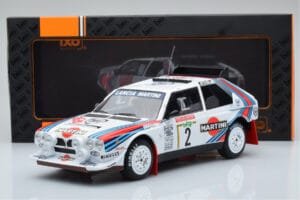 Lancia Delta S4 #2 M. Alen / I. Kivimaki Rally San Remo 1986 IXO 1:18 18RMC130A Metal — billede 6 af 6