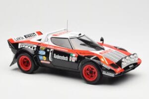 Lancia Stratos HF #1 Hunsruck Rally 1978 Kyosho 1:18 08130D Metal — billede 6 af 8