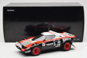 Lancia Stratos HF #1 Hunsruck Rally 1978 Kyosho 1:18 08130D Metal — billede 8 af 8
