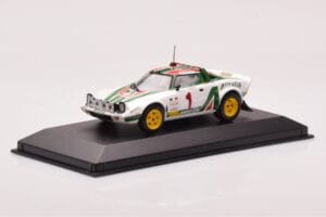 Lancia Stratos #1 S. Munari / S. Maiga Rally Monte Carlo 1977 Minichamps 1:43 430771201 Metal — billede 2 af 4