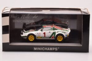 Lancia Stratos #1 S. Munari / S. Maiga Rally Monte Carlo 1977 Minichamps 1:43 430771201 Metal — billede 4 af 4