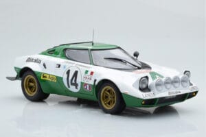 Lancia Stratos Alitalia #14 S. Munari / M. Mannucci Winners Rally Monte Carlo 1975 Minichamps 1:18 155751714 Metal — billede 4 af 6