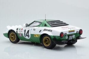 Lancia Stratos Alitalia #14 S. Munari / M. Mannucci Winners Rally Monte Carlo 1975 Minichamps 1:18 155751714 Metal — billede 5 af 6