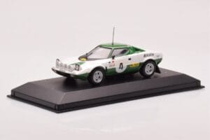 Lancia Stratos Alitalia #4 B. Waldegaard / H. Thorzelius Winner Rally Sweden 1975 Minichamps 1:43 430751204 Metal — billede 2 af 4