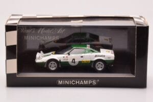Lancia Stratos Alitalia #4 B. Waldegaard / H. Thorzelius Winner Rally Sweden 1975 Minichamps 1:43 430751204 Metal — billede 4 af 4