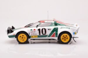 Lancia Stratos HF #10 S. Munari / S. Maiga Rally Monte Carlo 1976 IXO 1:18 18RMC162A Metal — billede 3 af 6