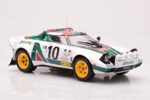 Lancia Stratos HF #10 S. Munari / S. Maiga Rally Monte Carlo 1976 IXO 1:18 18RMC162A Metal — billede 4 af 6