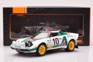 Lancia Stratos HF #10 S. Munari / S. Maiga Rally Monte Carlo 1976 IXO 1:18 18RMC162A Metal — billede 6 af 6