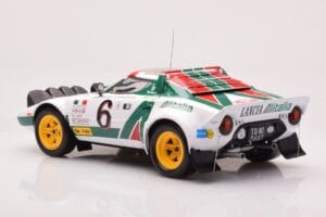 Lancia Stratos HF #6 B. Waldegård / H. Thorszelius Rally Monte Carlo 1976 IXO 1:18 18RMC162B Metal — billede 5 af 6