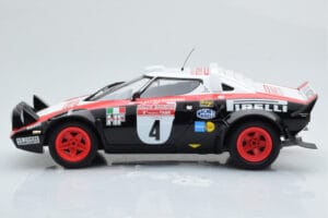 Lancia Stratos Pirelli #4 M. Alen / I. Kivimaki Winners Rally Sanremo 1978 Minichamps 1:18 155781704 Metal — billede 3 af 6