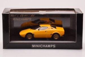 Lancia Stratos Gul Minichamps 1:43 430125020 Metal — billede 4 af 4