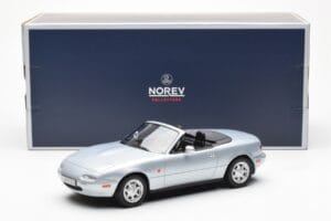 Mazda MX-5 NA Sølv Norev 1:18 188023 Metal — billede 7 af 7