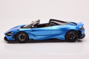 McLaren 765LT Spider Blå GT Spirit 1:18 GT886 Resin — billede 3 af 6
