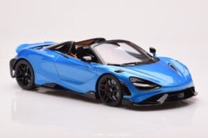 McLaren 765LT Spider Blå GT Spirit 1:18 GT886 Resin — billede 4 af 6