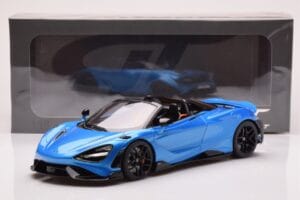 McLaren 765LT Spider Blå GT Spirit 1:18 GT886 Resin — billede 6 af 6