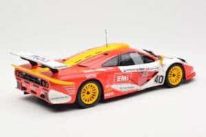McLaren F1 GTR #40 J. O'Rourke / M. Sugden / P. Auberlein EMI 24 Hours of Le Mans 1996 UT Models 1:18 39820 Metal — billede 2 af 6