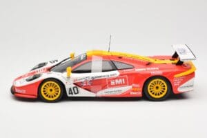 McLaren F1 GTR #40 J. O'Rourke / M. Sugden / P. Auberlein EMI 24 Hours of Le Mans 1996 UT Models 1:18 39820 Metal — billede 3 af 6