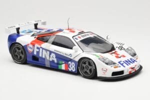 McLaren F1 GTR #38 M. Duez / M. Soper / E. Lafitte Team Bigazzi 24 Hours of Le Mans 1996 UT Models 1:18 80439421484 Metal — billede 4 af 6