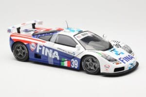 McLaren F1 GTR #39 N. Piquet / J. Cecotto / D. Sullivan Team Bigazzi 24 Hours of Le Mans 1996 UT Models 1:18 80439421485 Meta — billede 2 af 6