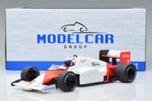McLaren MP4/2B Marlboro #2 A. Prost Monaco GP Winner World Champion 1985 MCG 1:18 MCG18606F Metal — billede 6 af 6