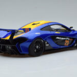 McLaren P1 GTR Blå Med Gule Striber AUTOart 1:18 - image 3 of 7
