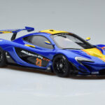 McLaren P1 GTR Blå Med Gule Striber AUTOart 1:18 - image 5 of 7
