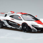 McLaren P1 GTR Højglans Hvid Med Røde Striber AUTOart 1:18 - image 5 of 7