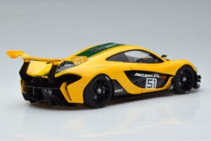 McLaren P1 GTR Gul Med Grønne Striber AUTOart 1:18 81544 Komposit — billede 3 af 7