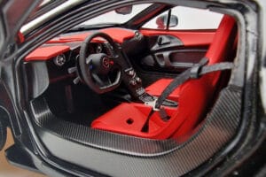 McLaren P1 Mat Sort AUTOart 1:18 76027 Metal — billede 8 af 9