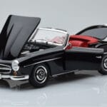 Mercedes 190 SL W121 Cabriolet Sort Minichamps 1:18 - image 2 of 8