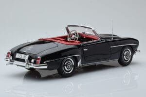 Mercedes 190 SL W121 Cabriolet Sort Minichamps 1:18 100037030 Metal — billede 3 af 8