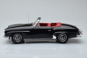 Mercedes 190 SL W121 Cabriolet Sort Minichamps 1:18 100037030 Metal — billede 4 af 8