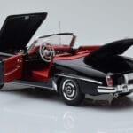Mercedes 190 SL W121 Cabriolet Sort Minichamps 1:18 - image 7 of 8