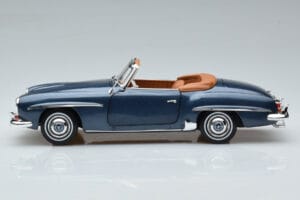 Mercedes 190 SL W121 Roadster Blå Norev 1:18 B66040625 Metal — billede 5 af 8
