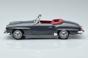Mercedes 190 SL W121 Roadster Grå Norev 1:18 183402 Metal — billede 4 af 8