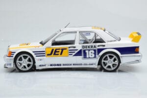 Mercedes 190E 2.5-16 W201 EVO 1 Jet #16 F. Biela Team Ms-Jet Racing DTM 1990 Minichamps 1:18 155903616 Metal — billede 3 af 6