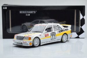 Mercedes 190E 2.5-16 W201 EVO 1 Karcher #77 F. Kreutzpointer Team AMG-Mercedes DTM 1990 Minichamps 1:18 155903677 Metal — billede 6 af 6
