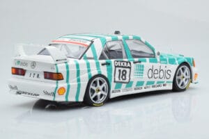 Mercedes 190E 2.5-16 W201 EVO 2 Debis #18 F. Giroix Team Zackspeed DTM 1991 Minichamps 1:18 155913618 Metal — billede 2 af 6