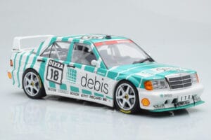 Mercedes 190E 2.5-16 W201 EVO 2 Debis #18 F. Giroix Team Zackspeed DTM 1991 Minichamps 1:18 155913618 Metal — billede 4 af 6