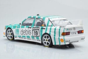 Mercedes 190E 2.5-16 W201 EVO 2 Debis #19 R. Asch Team Zackspeed DTM 1991 Minichamps 1:18 155913619 Metal — billede 5 af 6